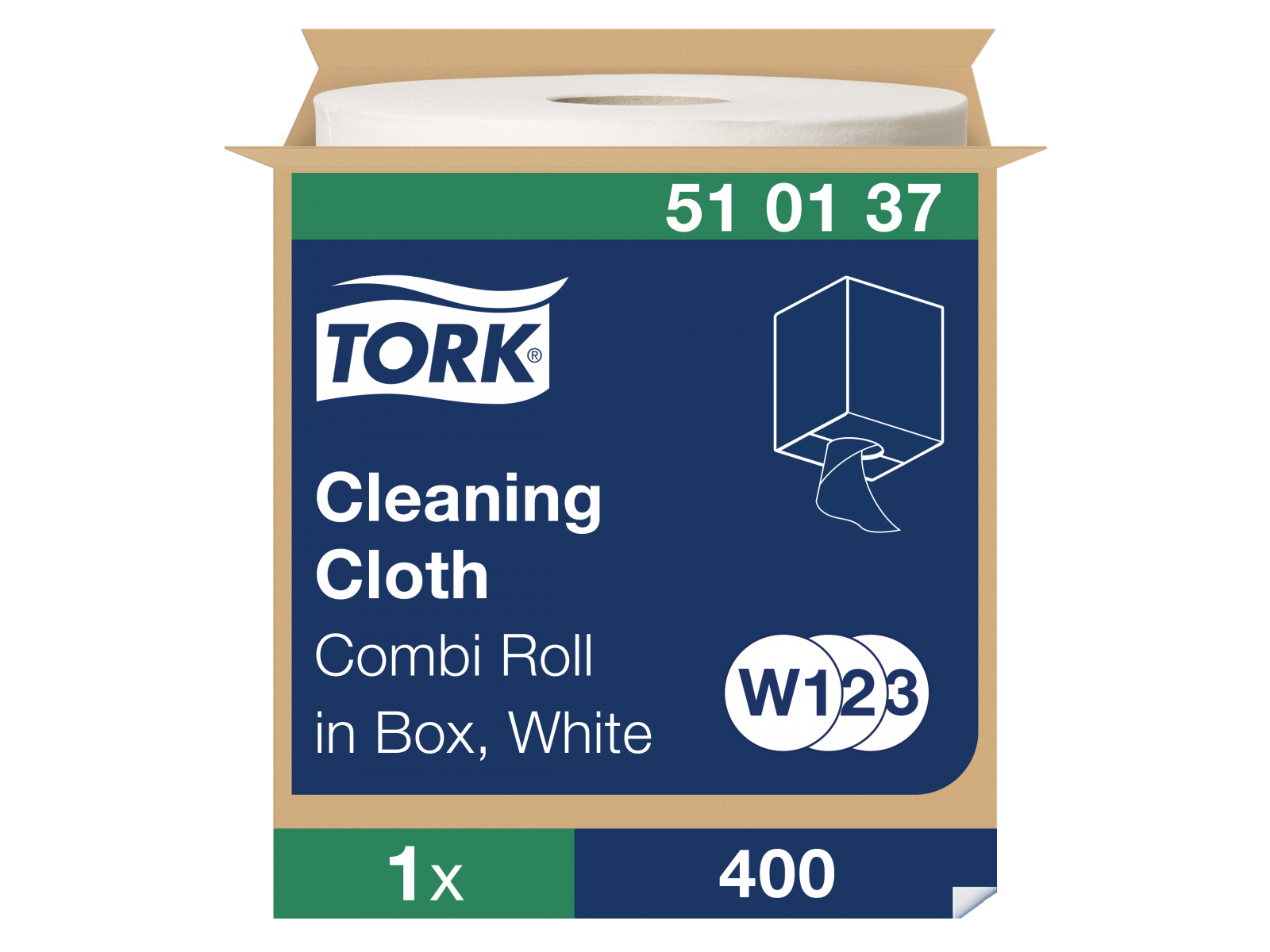 Czyściwo TORK 510137 Wielozadaniowe 152mb White